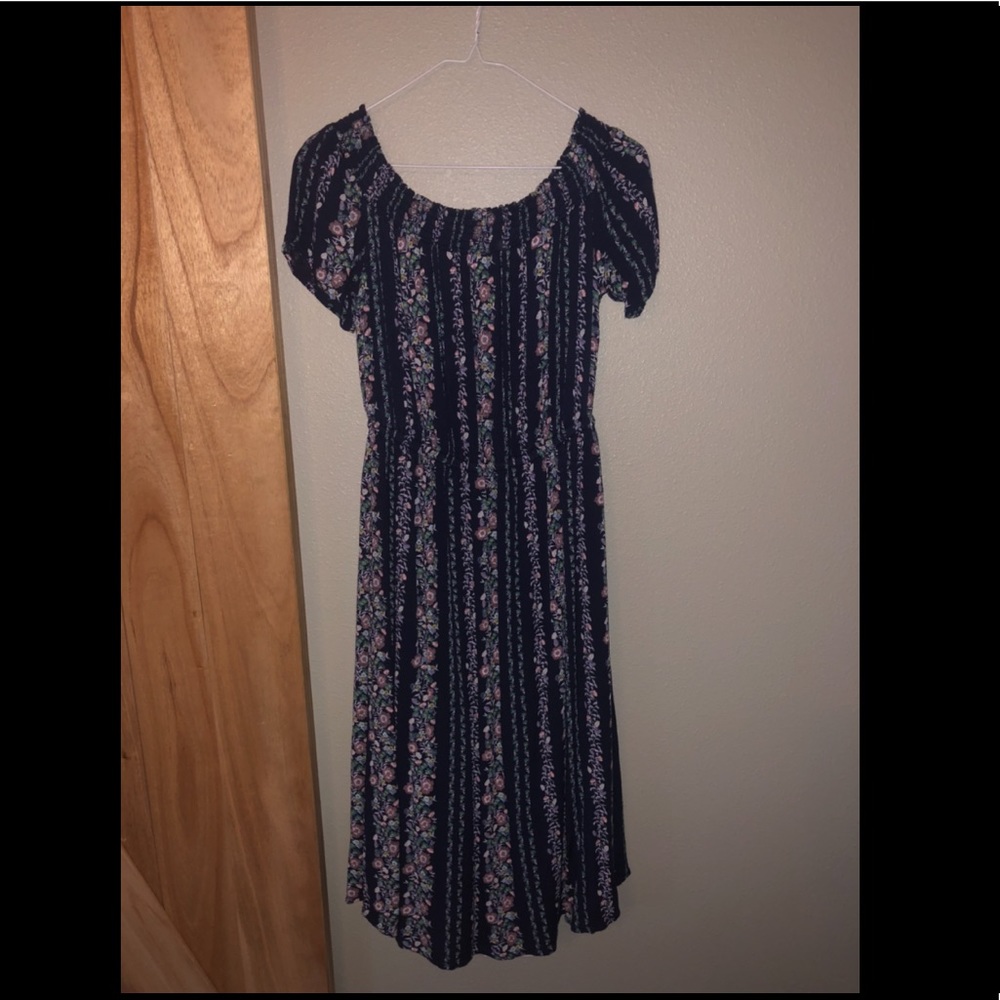 Old Navy off-the-shoulder Floral Midi Dress